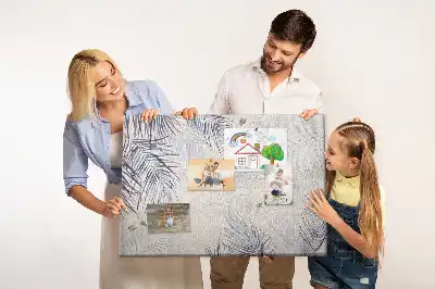 Tableau en liège décoratif motif feuille de palmier