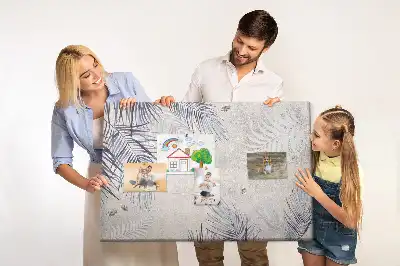 Tableau en liège décoratif motif feuille de palmier
