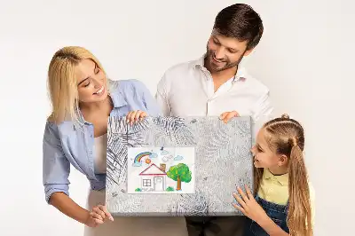 Tableau en liège décoratif motif feuille de palmier