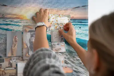 Tableau de liège Bord de mer vagues