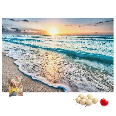 Tableau de liège Bord de mer vagues