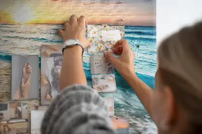 Tableau de liège Bord de mer vagues