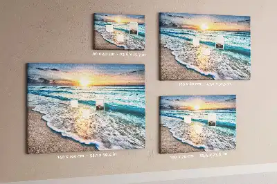 Tableau de liège Bord de mer vagues