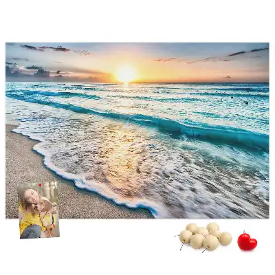 Tableau de liège Bord de mer vagues