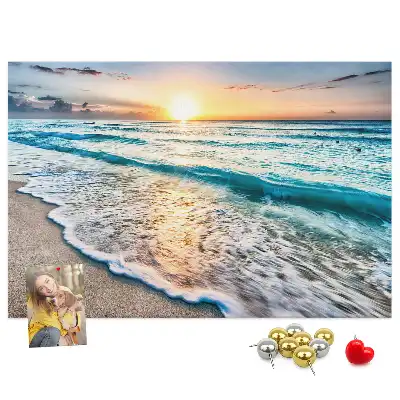 Tableau de liège Bord de mer vagues