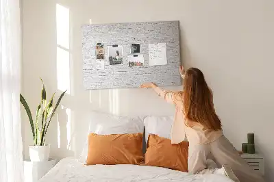 Tableau en liège déco Mur de briques
