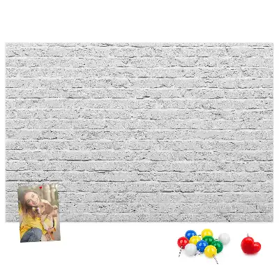 Tableau en liège déco Mur de briques