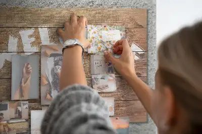 Tableau d’affichage en liège Panneau de bienvenue