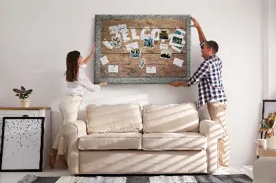Tableau d’affichage en liège Panneau de bienvenue