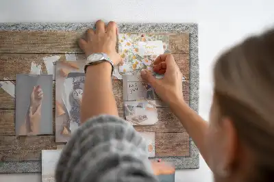 Tableau d’affichage en liège Panneau de bienvenue