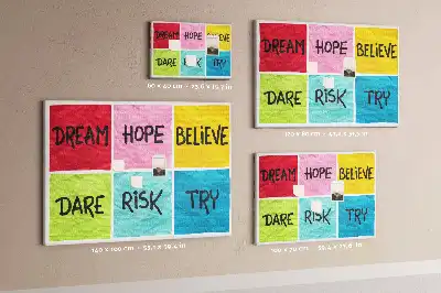Tableau de liège Tableau de motivation