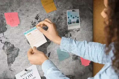 Tableau en liège décoratif Atlas des terres du monde