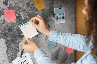 Tableau en liège décoratif Atlas des terres du monde