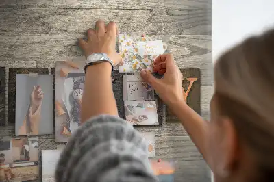 Tableau d’affichage en liège Citation familiale pour le mur
