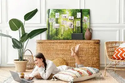 Tableau d’affichage en liège Nature forêt arbres