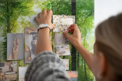 Tableau d’affichage en liège Nature forêt arbres