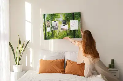 Tableau d’affichage en liège Nature forêt arbres