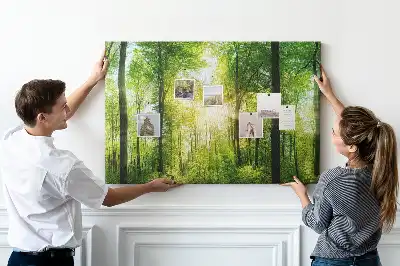 Tableau d’affichage en liège Nature forêt arbres