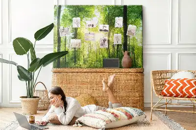 Tableau d’affichage en liège Nature forêt arbres