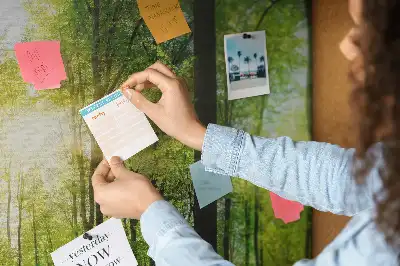 Tableau d’affichage en liège Nature forêt arbres