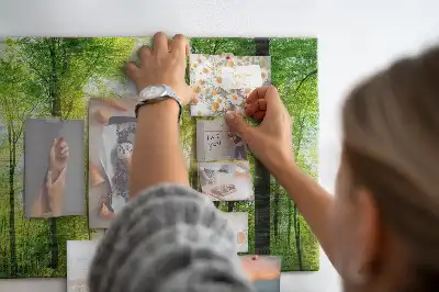 Tableau d’affichage en liège Nature forêt arbres