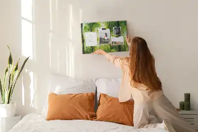 Tableau d’affichage en liège Nature forêt arbres