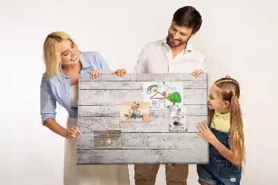 Tableau de liège Motif de planche de bois