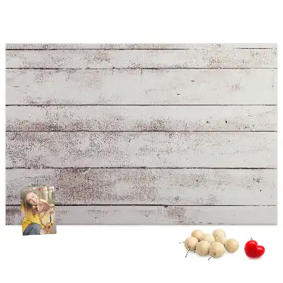 Tableau de liège Motif de planche de bois