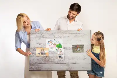 Tableau de liège Motif de planche de bois
