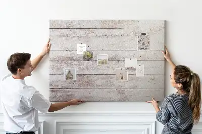 Tableau de liège Motif de planche de bois