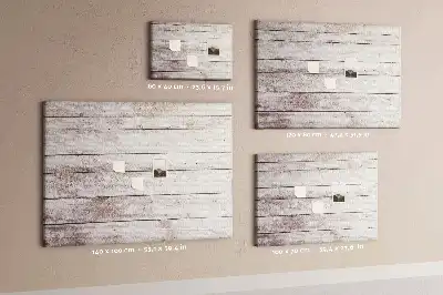 Tableau de liège Motif de planche de bois