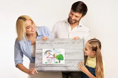 Tableau de liège Motif de planche de bois