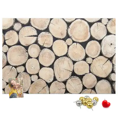 Tableau d’affichage en liège Arbres abattus souches