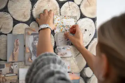 Tableau d’affichage en liège Arbres abattus souches