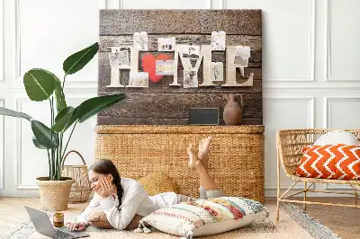 Tableau en liège décoratif avec inscription Home