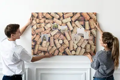 Tableau de liège Motif viticole de bouchons