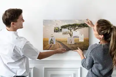 Tableau de liège Paysage d'Afrique