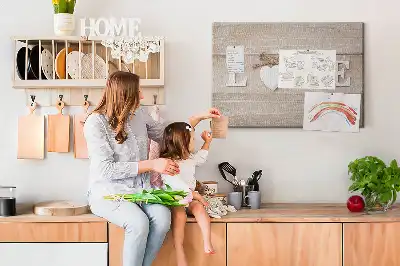 Tableau de liège décoratif Slogan amour pour intérieur