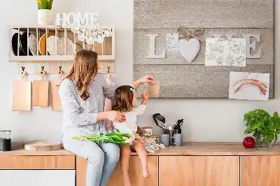 Tableau de liège décoratif Slogan amour pour intérieur