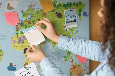 Tableau en liège Atlas des animaux pour enfants