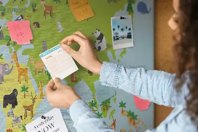 Tableau en liège Atlas des animaux pour enfants