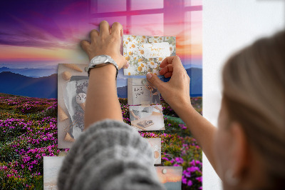 Tableau pour magnet Fleurs du lever du soleil