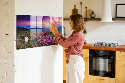 Tableau pour magnet Fleurs du lever du soleil