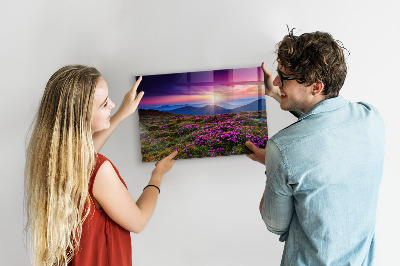 Tableau pour magnet Fleurs du lever du soleil