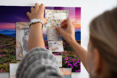 Tableau pour magnet Fleurs du lever du soleil