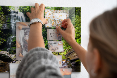 Tableau pour magnet Cascade de la forêt