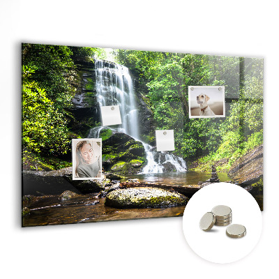 Tableau pour magnet Cascade de la forêt
