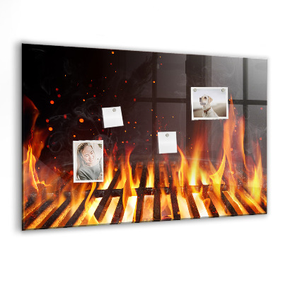 Tableau aimanté horizontal Gril