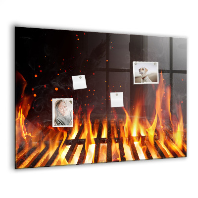 Tableau aimanté horizontal Gril