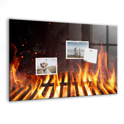 Tableau aimanté horizontal Gril